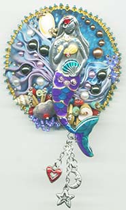 Mermaid button