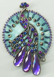 Peacock button