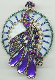 Peacock button