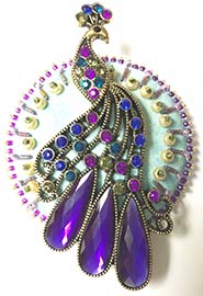 Peacock button