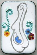 Pregnant Woman Button