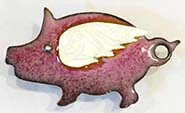 Flying Pig button