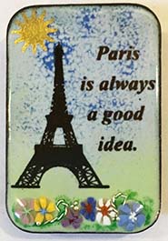 Eiffel Tower button