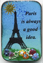 Eiffel Tower button