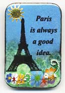 Eiffel Tower button