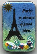 Eiffel Tower button