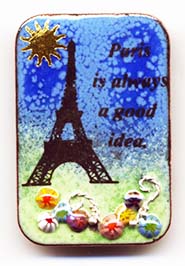 Eiffel Tower button