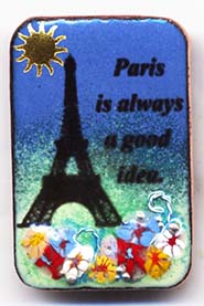 Eiffel Tower button