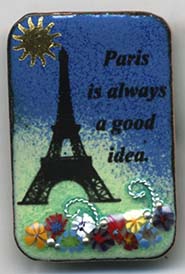 Eiffel Tower button