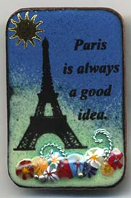 Eiffel Tower button