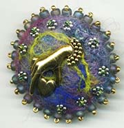 Hand with a Heart button