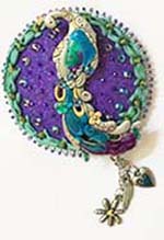 Peacock button