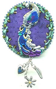 Peacock button