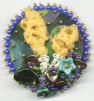 Morel mushroom button