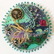 Crazy Quilt button