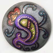 Paisley button