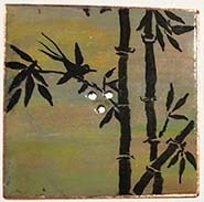 Bamboo button