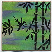 Bamboo button