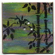 Bamboo button