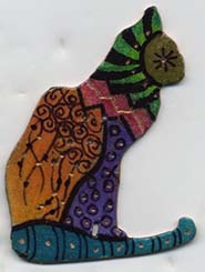 cat button