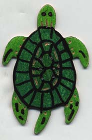 Sea Turtle button