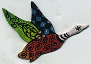 Bird Goose button