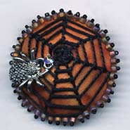 Spider web button