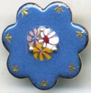 bird paillons button