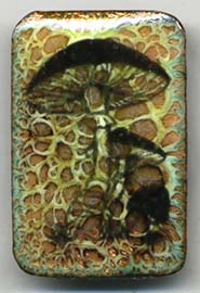 mushroon button enameled
