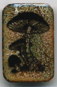 mushroon button enameled