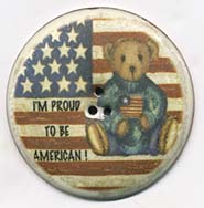 Flag and Teddy button