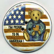Flag and Teddy button
