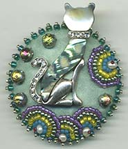 cat button