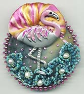 Flamingo button