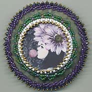 Lady head button