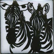 Zebras button