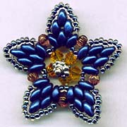 glass star button