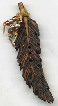 Feather button