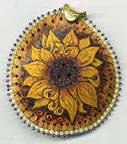 sunflower button