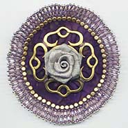 rose button