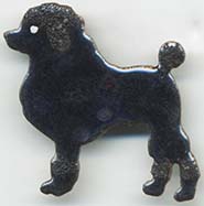 Poodle Dog button